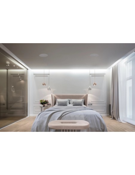 FONESTAR SKY-8T-DOME Altavoz de techo 8" + 1" línea de 100 V y baja impedancia