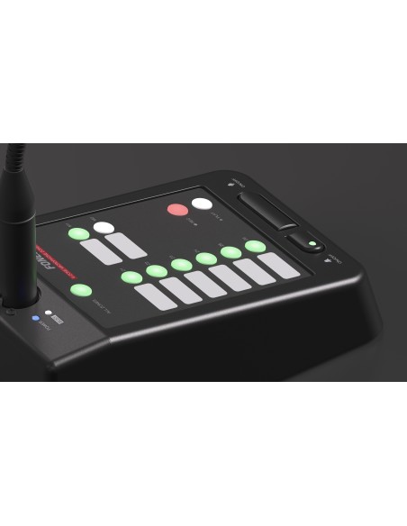 FONESTAR  ZONEMIC-6 Micrófono de zonas con mensajes grabados para sistema ZONE-6