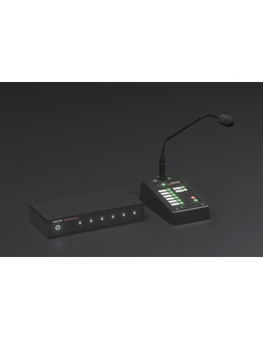FONESTAR  ZONEMIC-6 Micrófono de zonas con mensajes grabados para sistema ZONE-6