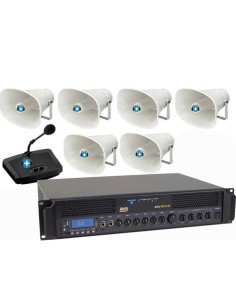 PACK DE MEGAFONIA EXTERIOR 6T- 180W de potencia