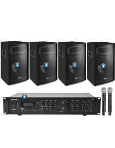 Pack DISCO VOX - EL KARAOKE A LO GRANDE - 4 Altavoces 10 pulgadas y Microfonia