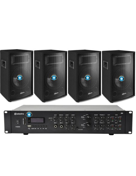 Pack DISCO VOX - EL KARAOKE A LO GRANDE - 4 Altavoces 10 pulgadas y Microfonia