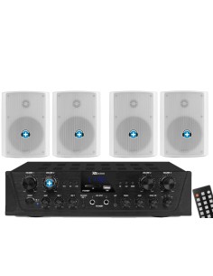 EQUIPO DE SONIDO VENICE 6 HILO MUSICAL 4 ZONAS Blanco - 4 altavoces 6,5 pulgadas