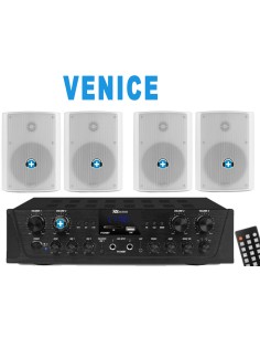 EQUIPO DE SONIDO VENICE 6 HILO MUSICAL 4 ZONAS Blanco - 4 altavoces 6,5 pulgadas 2