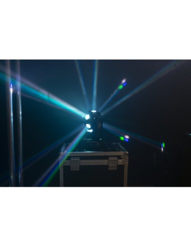 ibiza ligth E-COSMOS CABEZA MOVIL DMX RETRO DE LED RGBW 4-en-1 12 x 10W