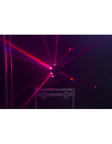 ibiza ligth E-COSMOS CABEZA MOVIL DMX RETRO DE LED RGBW 4-en-1 12 x 10W