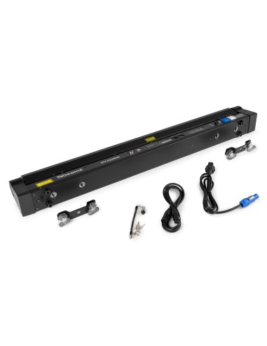 BeamZ Barra móvil Hyaden con 7 LED y 8 rayos láser