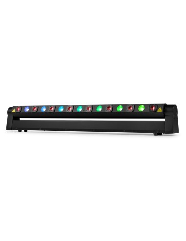 BeamZ Barra móvil Hyaden con 7 LED y 8 rayos láser