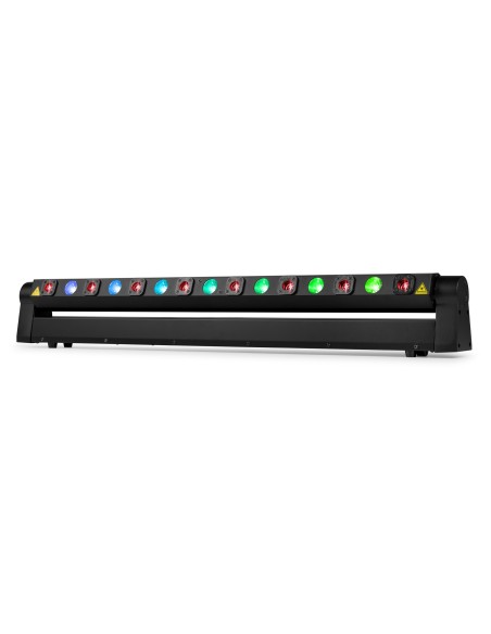 BeamZ Barra móvil Hyaden con 7 LED y 8 rayos láser