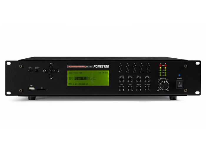 FONESTAR MP-121P - Programador semanal Reproductor USB/SD/MP3. - 1
