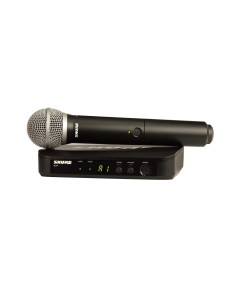 SHURE BLX24E/PG58 K3E Sistema inalámbrico PG58 de mano con receptor de superficie. 606-630MHz.