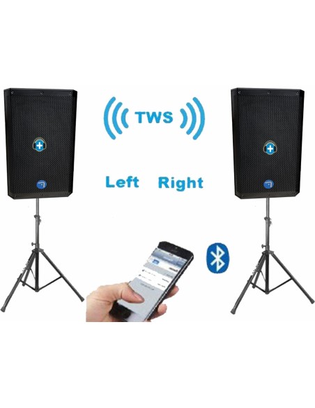 SEVEN SV15APRO-TWS-ASP- Pareja de Altavoces 15 pulgadas 3000w TWS - Medium