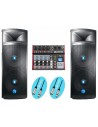 Pack IOWA DJ MIXER MKII -BLUETOOTH STW -SV215A-TWS-ASP Equipo de sonido con 4000w