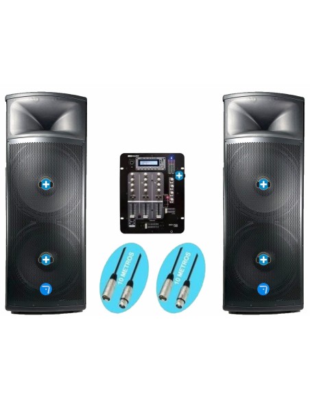 Pack IOWA DJ MKII  BLUETOOTH  SV215A-TWS-ASP Equipo de sonido con 4000w