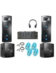 Pack IOWA DJ POWER MKII - Equipo de sonido con 6600w