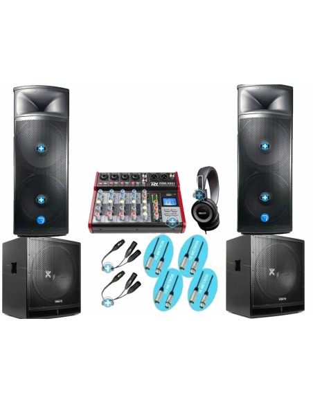 Pack IOWA EVENTO DIRECTO POWER MKII - Equipo de sonido con 6600w