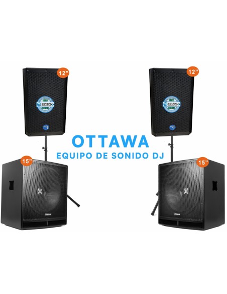 Ottawa MKII  Equipo de sonido Dj