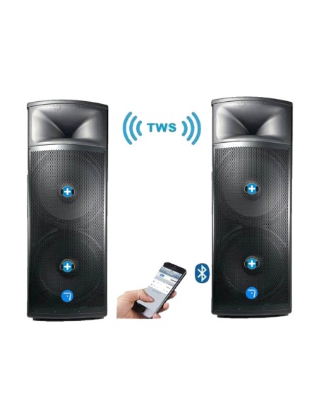 Pack IOWA BLUETOOTH STW -SV215A-TWS-ASP  Especial Discomóviles 4000w TWS-MKII Sin Cables