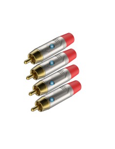 MARK MCA 126 MKII Conector RCA Macho color Rojo