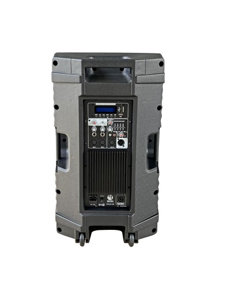 SEVEN SV15LXA-TWS Altavoz autoamplificado 15" Bluetooth TWS. USB. Aux. 1000W con salida pasiva