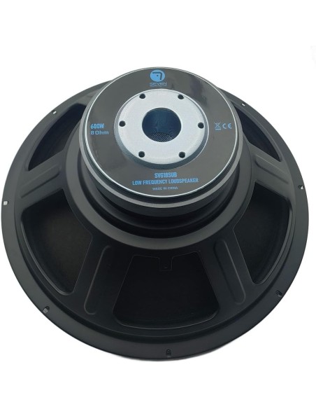 Seven SVG18SUB/8 Subwoofer 18 Pulgadas Altavoz Profesional de Grave Sub-Grave 8 Ohm 600W AES 1200W Programa