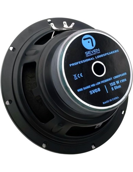 Seven SVG8 Woofer 8 Pulgadas Altavoz Profesional de Grave Medio-Grave 8 Ohm 150W AES 300W Programa