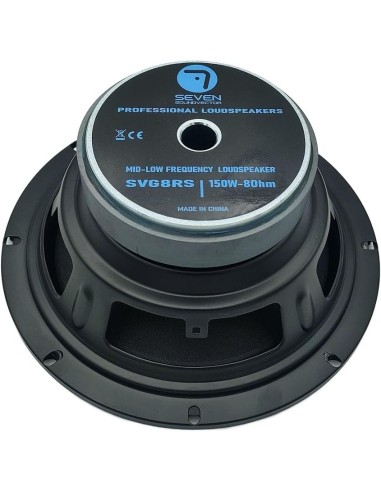 Seven SVG8RS Woofer 8 Pulgadas Altavoz HiFi de Grave Medio-Grave 8 Ohm 150W AES 300W Programa