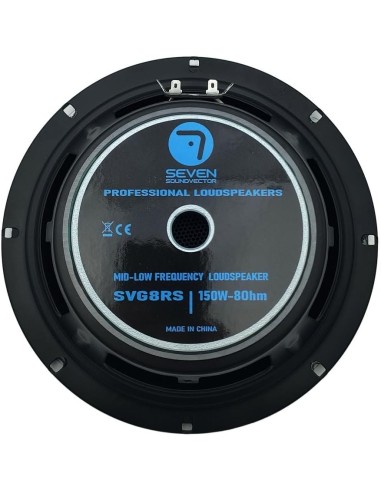 Seven SVG8RS Woofer 8 Pulgadas Altavoz HiFi de Grave Medio-Grave 8 Ohm 150W AES 300W Programa