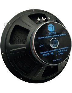 Seven SVG15HE/4 Woofer 15 Pulgadas Altavoz Profesional de Grave Medio-Grave 4 Ohm 400W AES 800W Programa