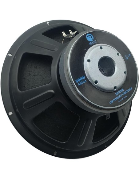 Seven SVG15SUB/4 Subwoofer 15 Pulgadas Altavoz Profesional de Grave Sub-Grave 4 Ohm 500W AES 1000W Programa