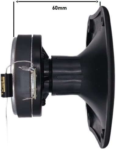 Seven SVHT-125 Tweeter de compresión 1” con difusor H60 x V40   Impedancia 8 Ohm