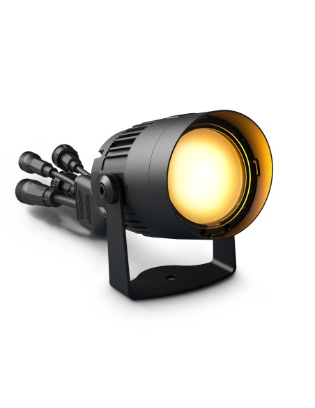 Cameo Q-SPOT 40I Foco compacto para exteriores con LED RGBA de 40 W en color negro