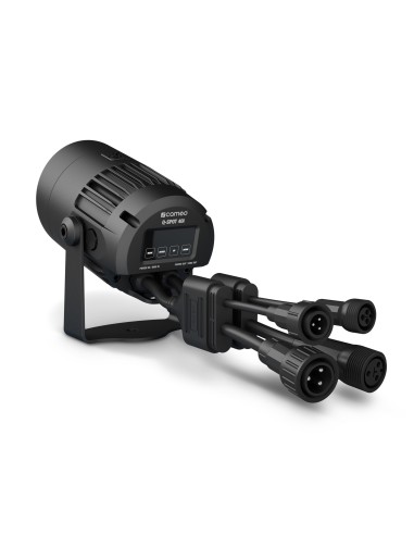 Cameo Q-SPOT 40I Foco compacto para exteriores con LED RGBA de 40 W en color negro