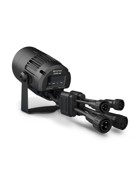 Cameo Q-SPOT 40I Foco compacto para exteriores con LED RGBA de 40 W en color negro