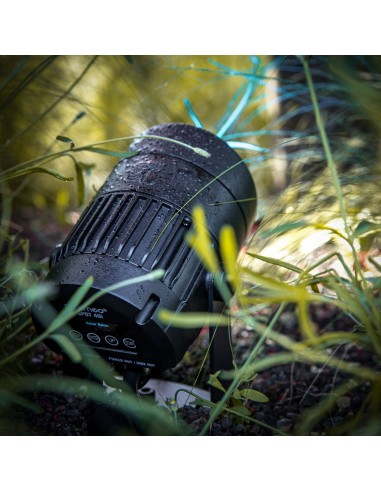 Cameo Q-SPOT 40I Foco compacto para exteriores con LED RGBA de 40 W en color negro