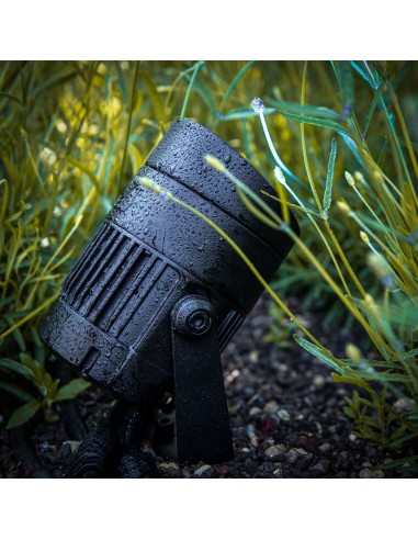 Cameo Q-SPOT 40I Foco compacto para exteriores con LED RGBA de 40 W en color negro