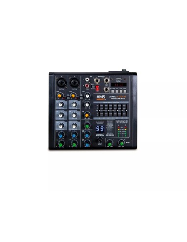 AMS JUMBO 4 DSP BT Mezclador de audio. 2 canales mono + 1 estéreo
