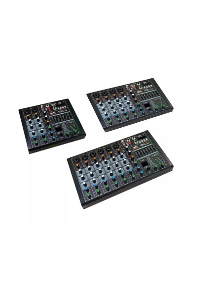 AMS JUMBO 4 DSP BT Mezclador de audio. 2 canales mono + 1 estéreo