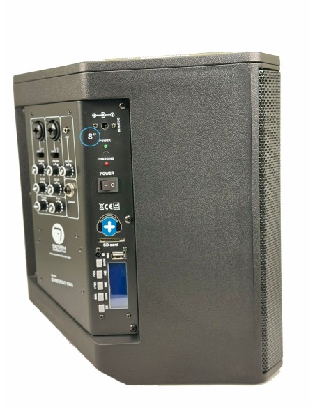 altavoz bluetooth potente portátil 8 pulgadas sv8event-tws bateria de litio