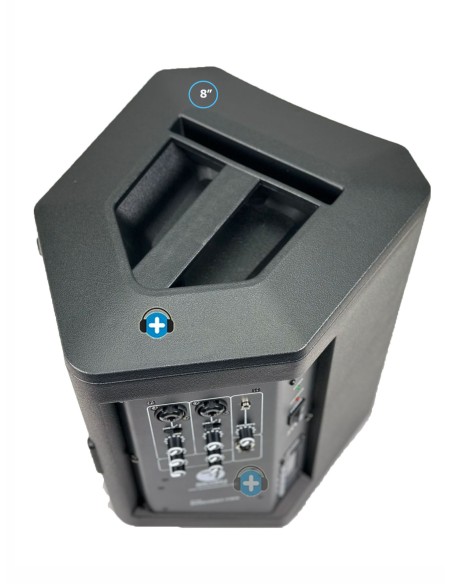 altavoz bluetooth potente portátil 8 pulgadas sv8event-tws bateria de litio