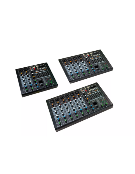 AMS JUMBO 6 DSP BT Mezclador de audio. 4 canales mono + 1 estéreo