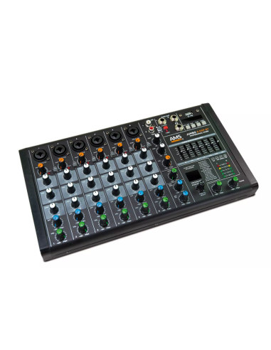 AMS JUMBO 8 DSP BT Mezclador de audio. 4 canales mono + 1 estéreo