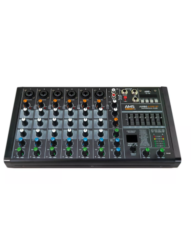 AMS JUMBO 8 DSP BT Mezclador de audio. 4 canales mono + 1 estéreo