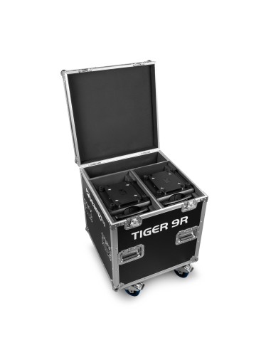 Beamz Pro Tiger 9R 260W Cabeza Móvil Beam 2uds en Flightcase