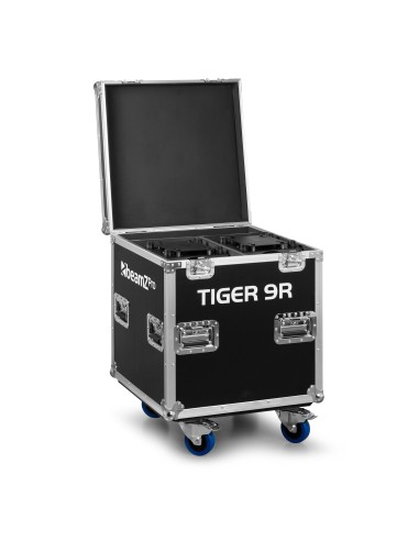 Beamz Pro Tiger 9R 260W Cabeza Móvil Beam 2uds en Flightcase