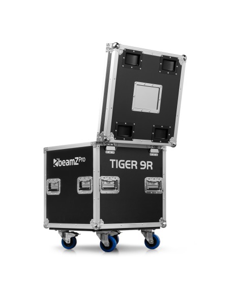 Beamz Pro Tiger 9R 260W Cabeza Móvil Beam 2uds en Flightcase