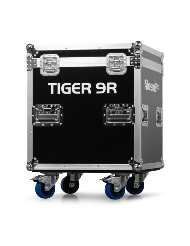 Beamz Pro Tiger 9R 260W Cabeza Móvil Beam 2uds en Flightcase