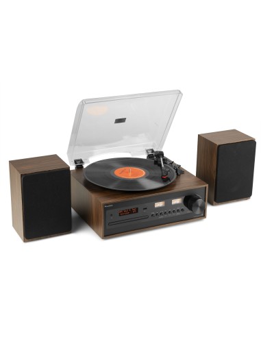 AUDIZIO Tocadiscos Boston con altavoces