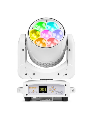 BEAMZ PRO   IGNITE740WH LED Cabeza móvil Wash con Zoom