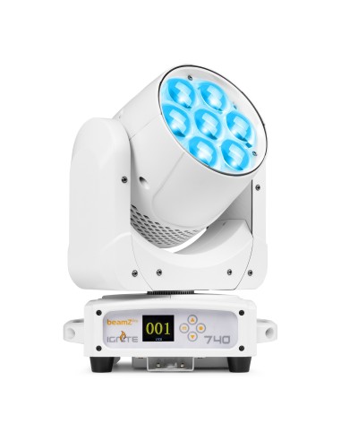 BEAMZ PRO   IGNITE740WH LED Cabeza móvil Wash con Zoom